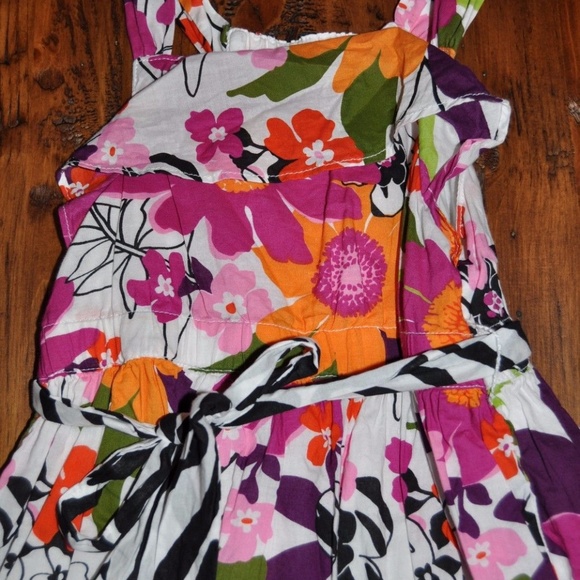 GYMBOREE Girl's Wild For Zebra Sundress sz 4 - Picture 6 of 8
